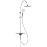 SCHÜTTE AQUASTAR Overhead Shower Set | Chrome-Anthracite