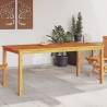 Garden Dining Table 180x90x75 cm Solid Wood Acacia Size 180 x 90 x 75 cm Quantity in Package 1 