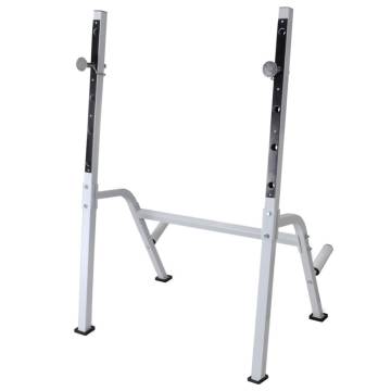 Adjustable Workout Bench & Weight Rack Set - 60.5kg