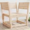 Solid Pine Garden Chair - Comfortable Outdoor Seating