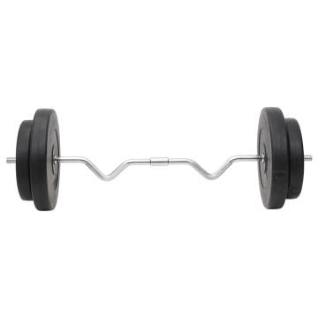 Barbell and Dumbbell Plate Set - 120 kg for Versatile Workouts