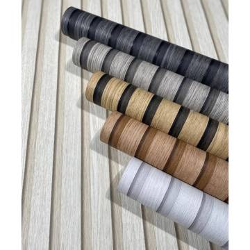 Noordwand Wallpaper Botanica Wooden Slats - Black & Grey Design