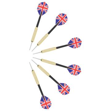 Professional Dart Set with Sisal Dartboard & Steel Tips