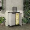 Keter Recycling Cabinet - Planet Grey and Black | Hipomarket