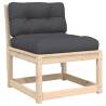 Garden Sofas with Cushions - Solid Pine Wood | Hipomarket