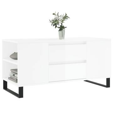 High Gloss White Coffee Table - Stylish & Elegant Design