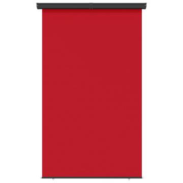 Red Balcony Side Awning 165x250 cm | Privacy & Protection