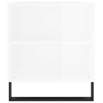 High Gloss White Coffee Table - Stylish & Elegant Design