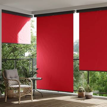 Red Balcony Side Awning 175x250 cm - Stylish & Protective