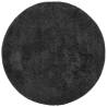 Shaggy Rug High Pile Modern Anthracite Ø 80 cm – Hipomarket