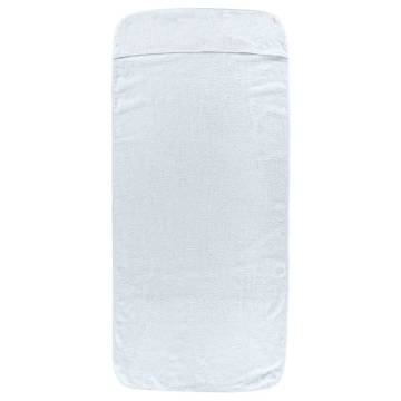 Beach Towels 2 pcs White 60x135 cm - Comfortable & Absorbent