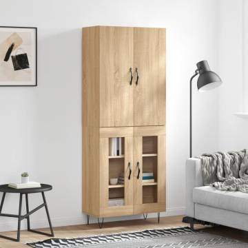 Highboard Sonoma Oak - Stylish Storage Solution | Hipo Market