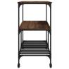 Kitchen Trolley Brown Oak - Durable & Versatile Storage