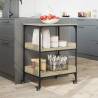 Kitchen Trolley Sonoma Oak - Stylish Storage Solution