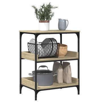 Kitchen Trolley Sonoma Oak - Stylish Storage Solution