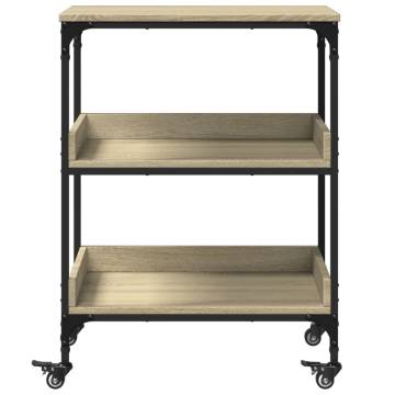 Kitchen Trolley Sonoma Oak - Stylish Storage Solution