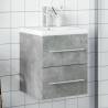 Bathroom Sink Cabinet with Built-in Basin Concrete Grey Colour concrete grey Size 41 x 38.5 x 48 cm Quantity in Package 1 Model with faucet 