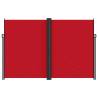 Retractable Side Awning Red 220x1000 cm | Hipo Market