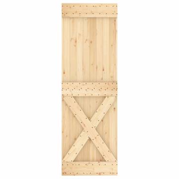 NARVIK 70x210 cm Solid Pine Wood Door - Durable & Stylish