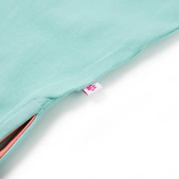 Kids' Dress with Drawstring Light Mint - Stylish & Comfortable