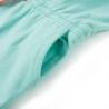 Kids' Dress with Drawstring Light Mint - Stylish & Comfortable