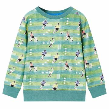 Kids' Light Green Melange Sweatshirt | Age 3-4 | Hipomarket