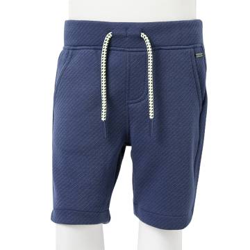 Kids' Dark Blue Shorts with Drawstring | Size 104