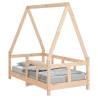 Kids Bed Frame 70x140 cm Solid Wood Pine - Fun & Safe