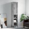 Highboard Concrete Grey 34.5x34x180 cm | Stylish Storage Solution