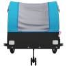 Bike Trailer Black & Blue - 45 kg Iron Cargo Carrier