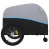 Bike Trailer Black & Blue - 45 kg Iron Cargo Carrier