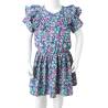 Kids' Ruffle Sleeve Dress in Cobalt Blue - Stylish & Comfy