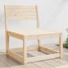 Garden Sofa Solid Wood Pine - Comfortable Outdoor Seating