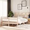 Bed Frame 150x200 cm King Size Solid Wood Colour natural Size 150 x 200 cm 