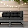 Garden Corner Sofa Grey Solid Wood Pine Colour grey pine Quantity in Package 1 Model corner sofa 