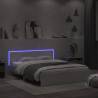 Stylish LED Bed Frame with Headboard - King Size 150x200 cm