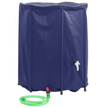 Foldable 1250 L PVC Water Tank with Tap - Hipomarket