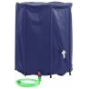 Water Tank with Tap Foldable 1250 L PVC Colour blue Size 1250 l Quantity in Package 1 