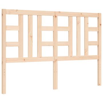 Wooden Bed Frame with Headboard - 160x200 cm | Hipomarket