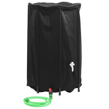 Foldable 500L PVC Water Tank with Tap - Durable & Portable