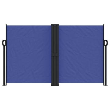 Retractable Side Awning Blue 140x1200 cm - Stylish & Functional