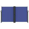 Retractable Side Awning Blue 140x1200 cm - Stylish & Functional