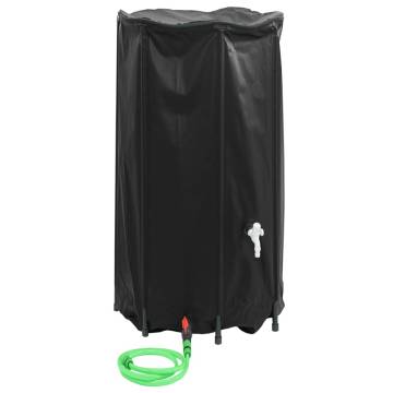 Foldable 380L Water Tank with Tap | Durable PVC Rain Collection