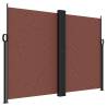 Retractable Side Awning Brown 180x1000 cm for Privacy