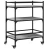 Kitchen Trolley Grey Sonoma - Stylish & Functional Storage