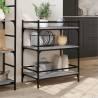 Kitchen Trolley Grey Sonoma - Stylish & Functional Storage