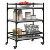 Kitchen Trolley Grey Sonoma - Stylish & Functional Storage