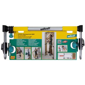 wolfcraft Doorframe Jig Easy 600-1000 mm - Perfect Installation