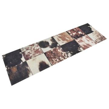 Washable Animal Skin Kitchen Rug 60x180 cm - Velvet Comfort