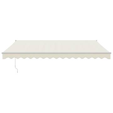 Retractable Awning Cream 4.5x3m | Durable & Stylish Canopy